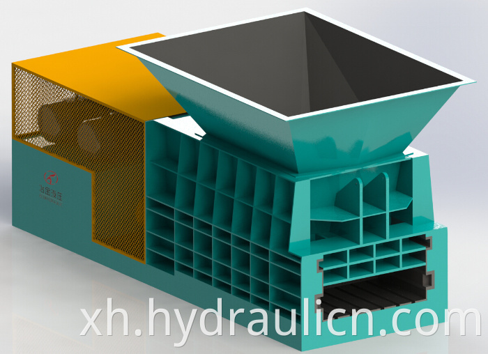 I-CS-400 Horizontal Iron Steel Aluminium Tubes Container Type Shear